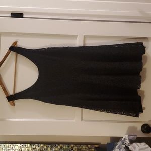Black lace dress